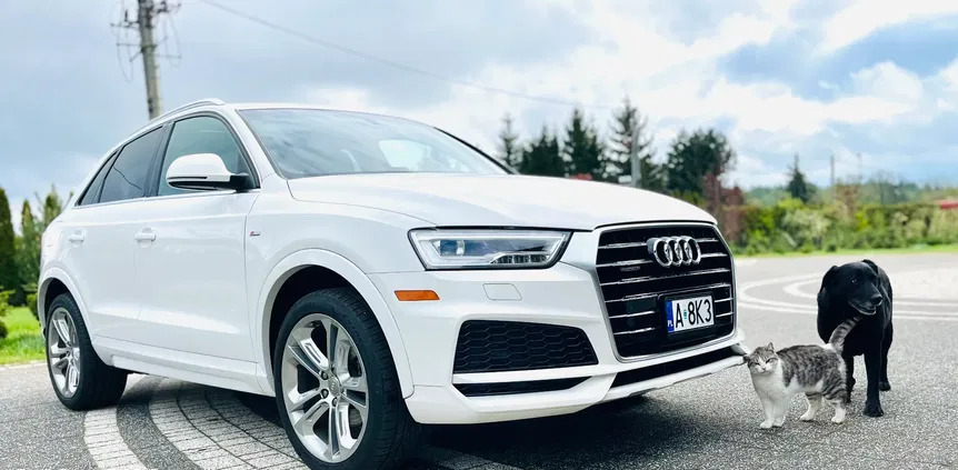 audi łuków Audi Q3 cena 85900 przebieg: 124990, rok produkcji 2018 z Łuków